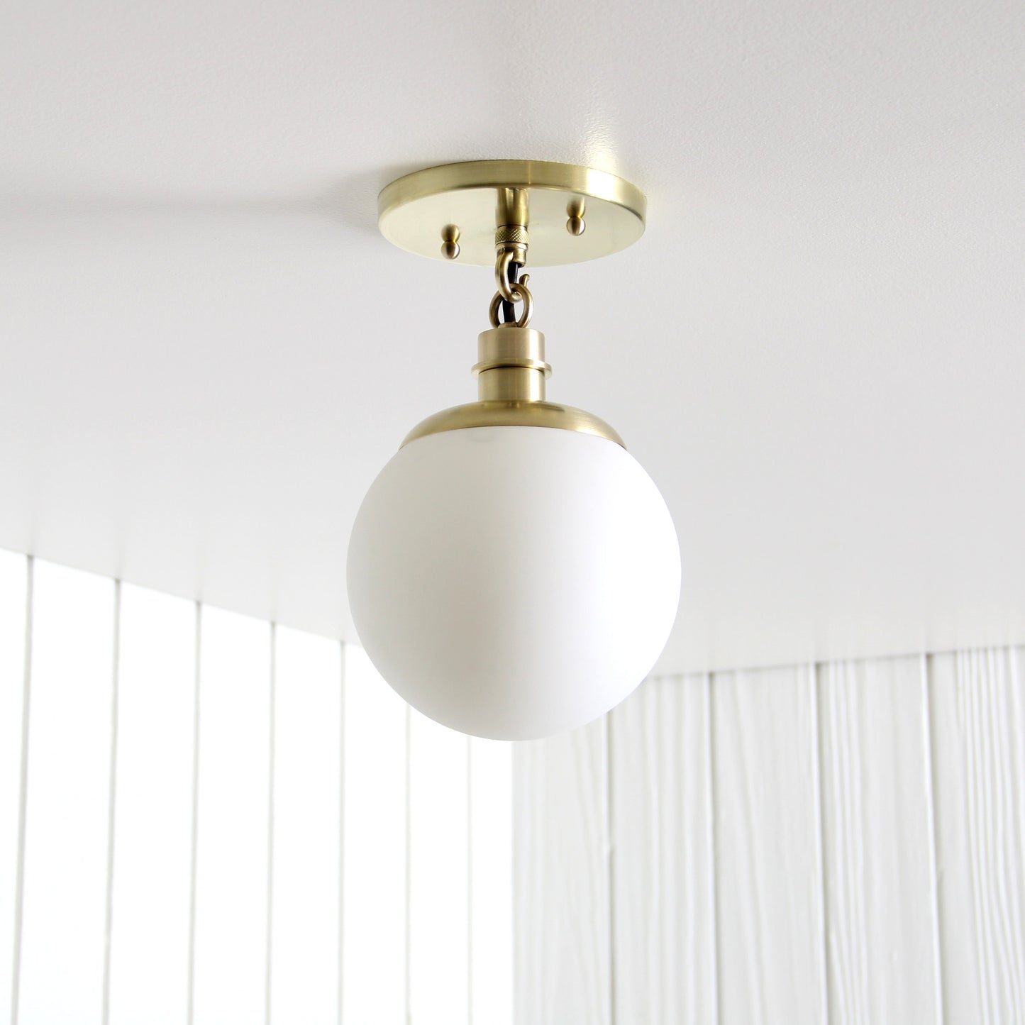 Altair G1 Flush Mount in Classic Brass