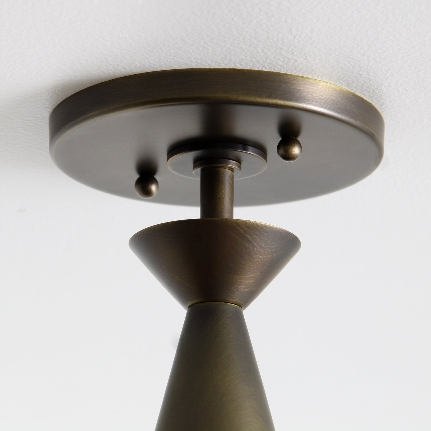 Arden Flush Mount in Antique Satin Brass