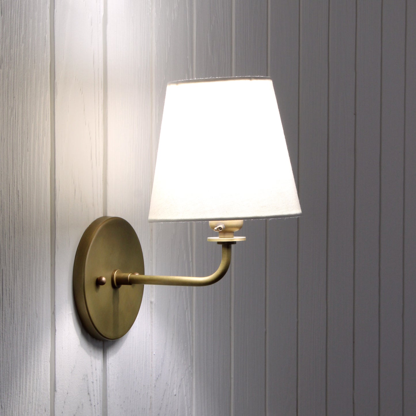 Concord Wall Sconce in Aged Satin Brass