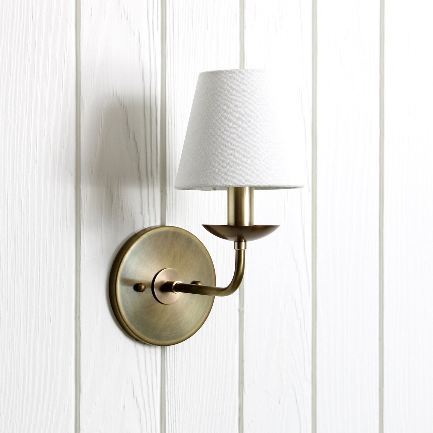 Hollis Wall Sconce in Aged Brass
