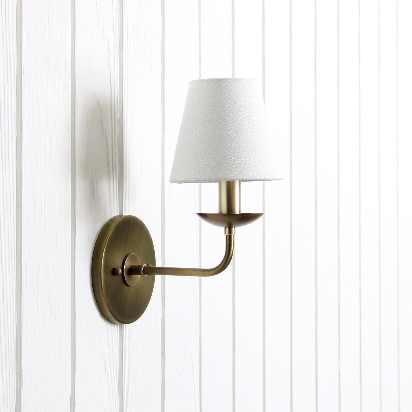 Hollis Wall Sconce in Aged Brass