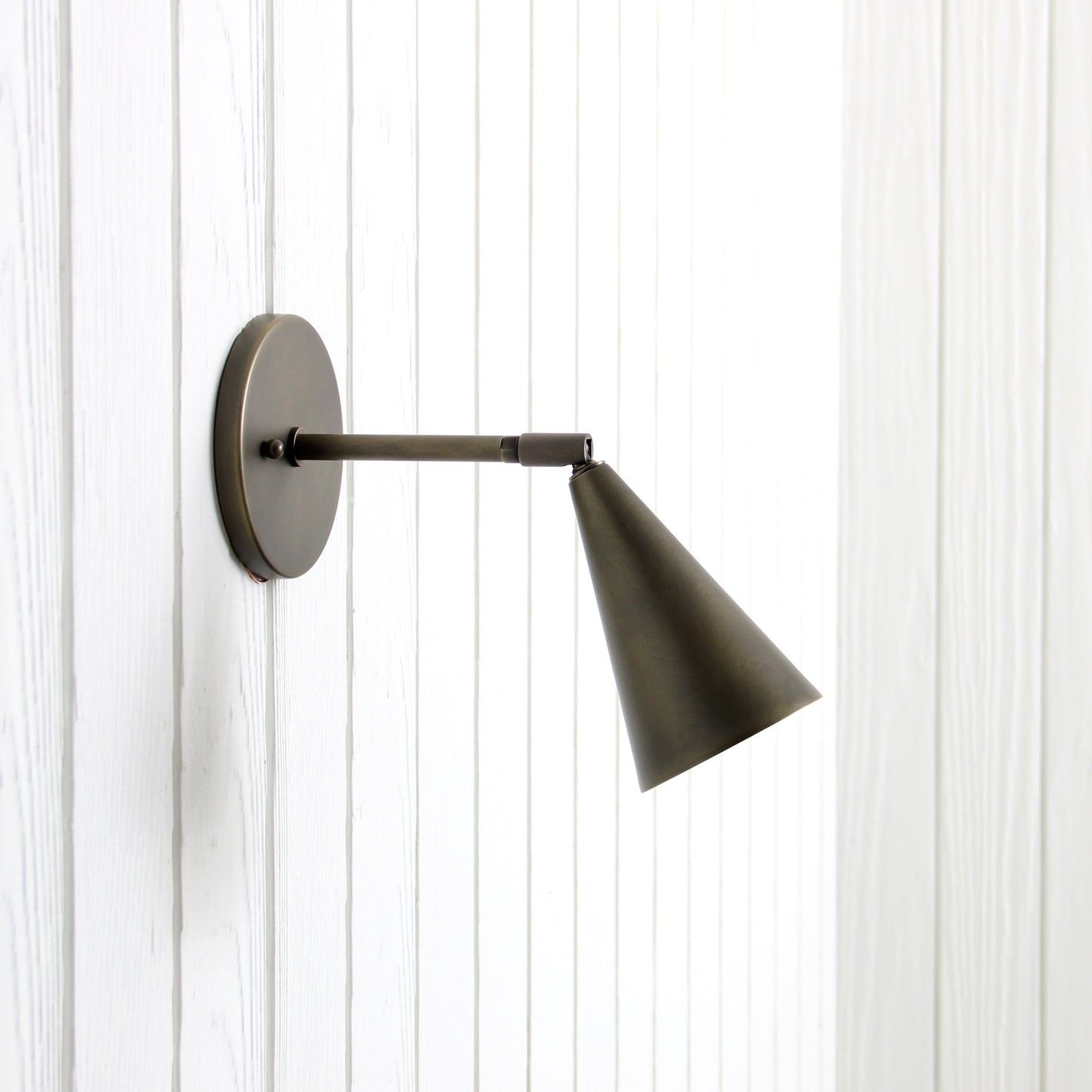 Task Wall Sconce in Antique Satin Brass