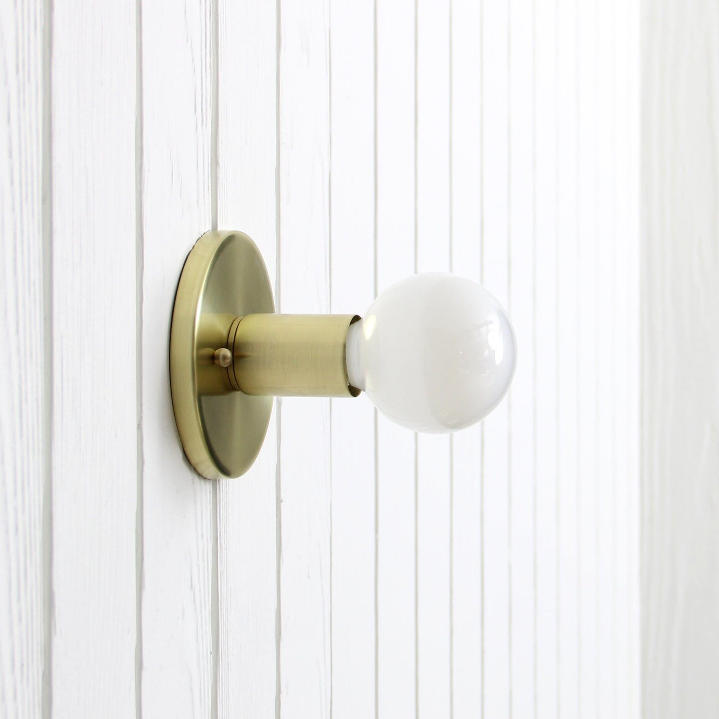 Trek Flush Mount in Classic Brass