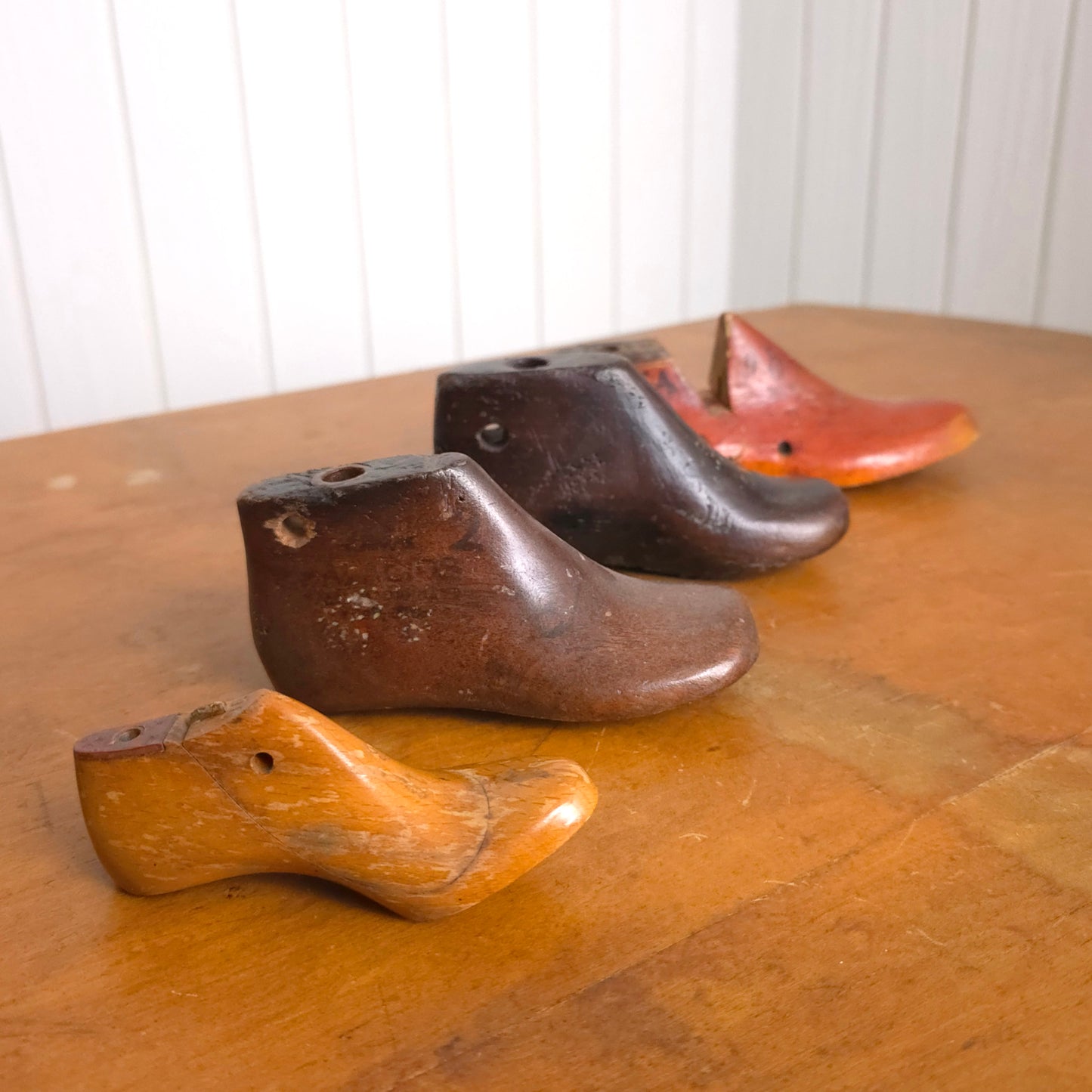 Antique Wooden Toddler and Children's Shoe Molds
