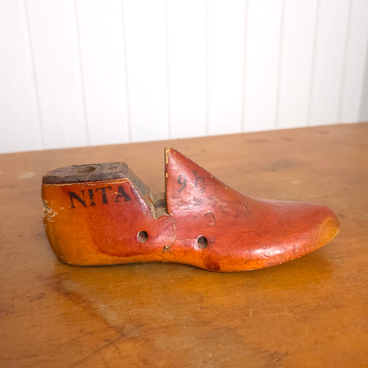 Antique Wooden Children's Shoe Mold