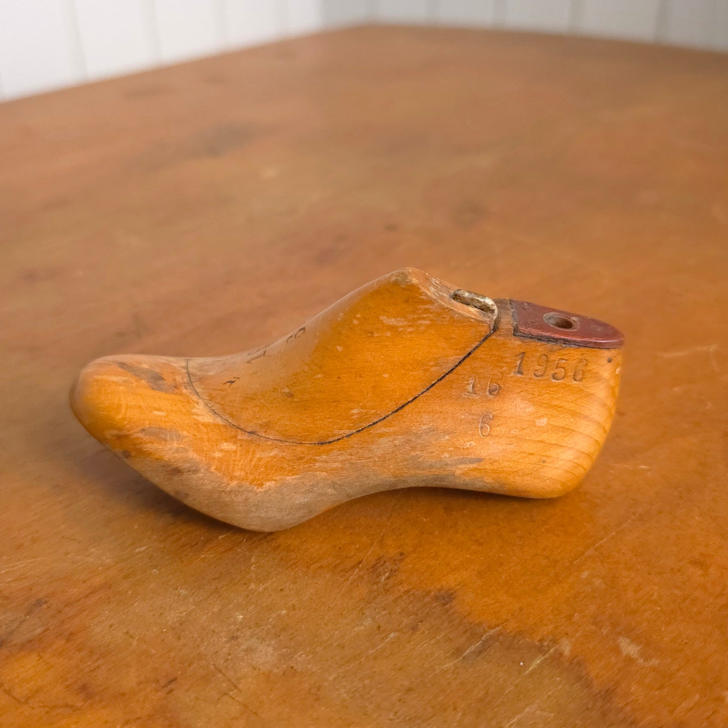 Antique Wooden Infant Shoe Mold