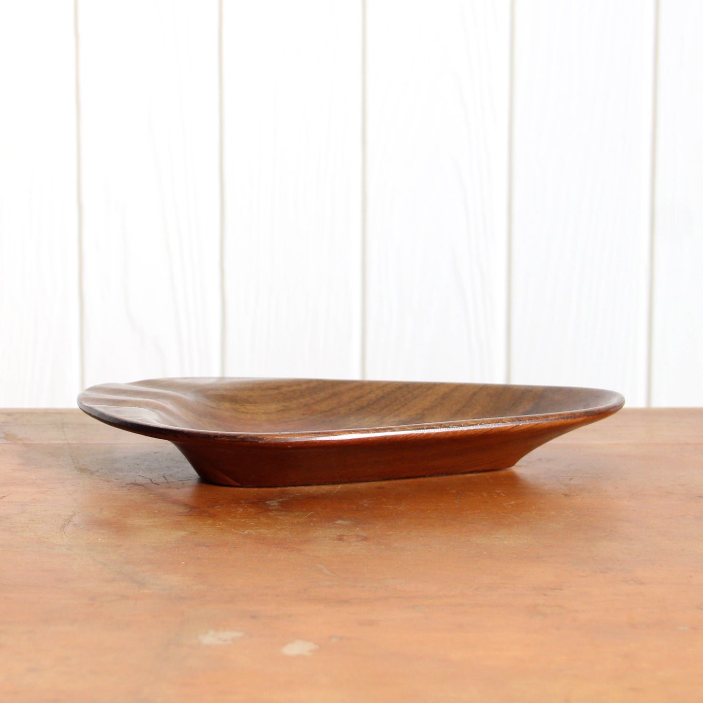 1960s biomorphic wooden ashtray