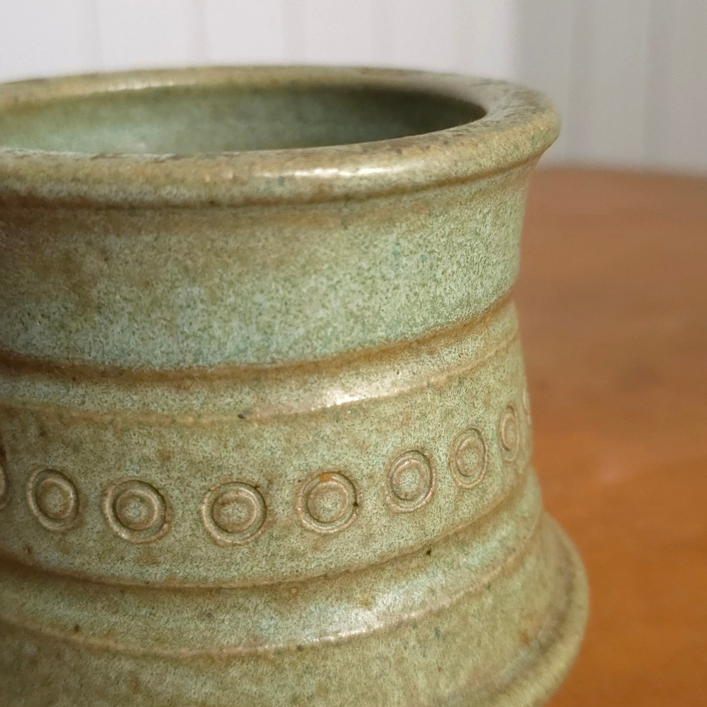 Detail of Loy Carpenter Pottery Jar Vase