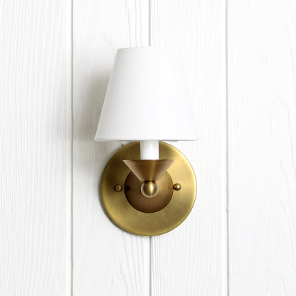 Hareford Wall Sconce in Heritage Brass