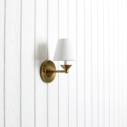 Hareford Wall Sconce in Heritage Brass