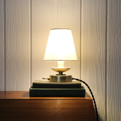 Hollis Candle Lamp in Classic Brass