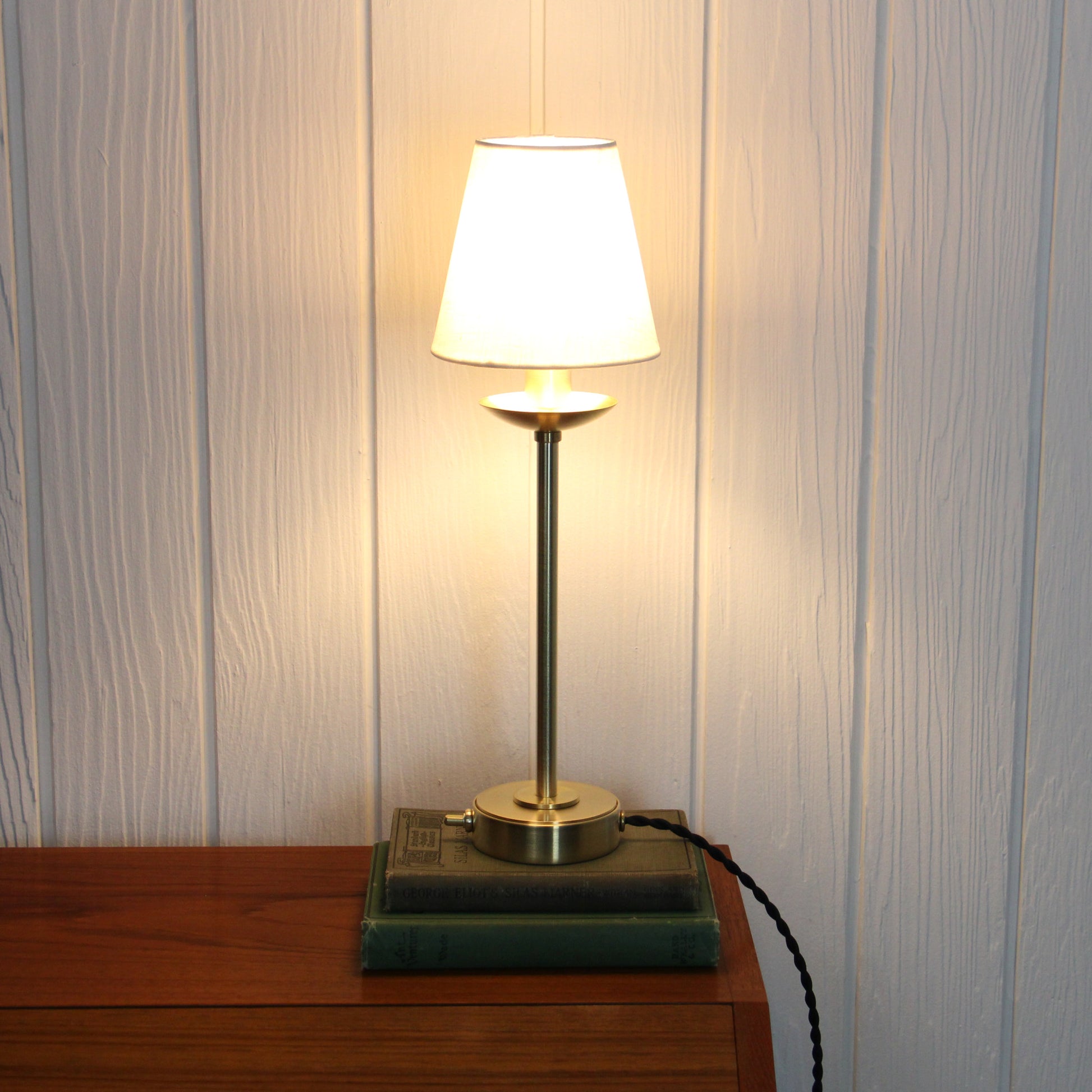 Hollis Table Lamp in Classic Brass
