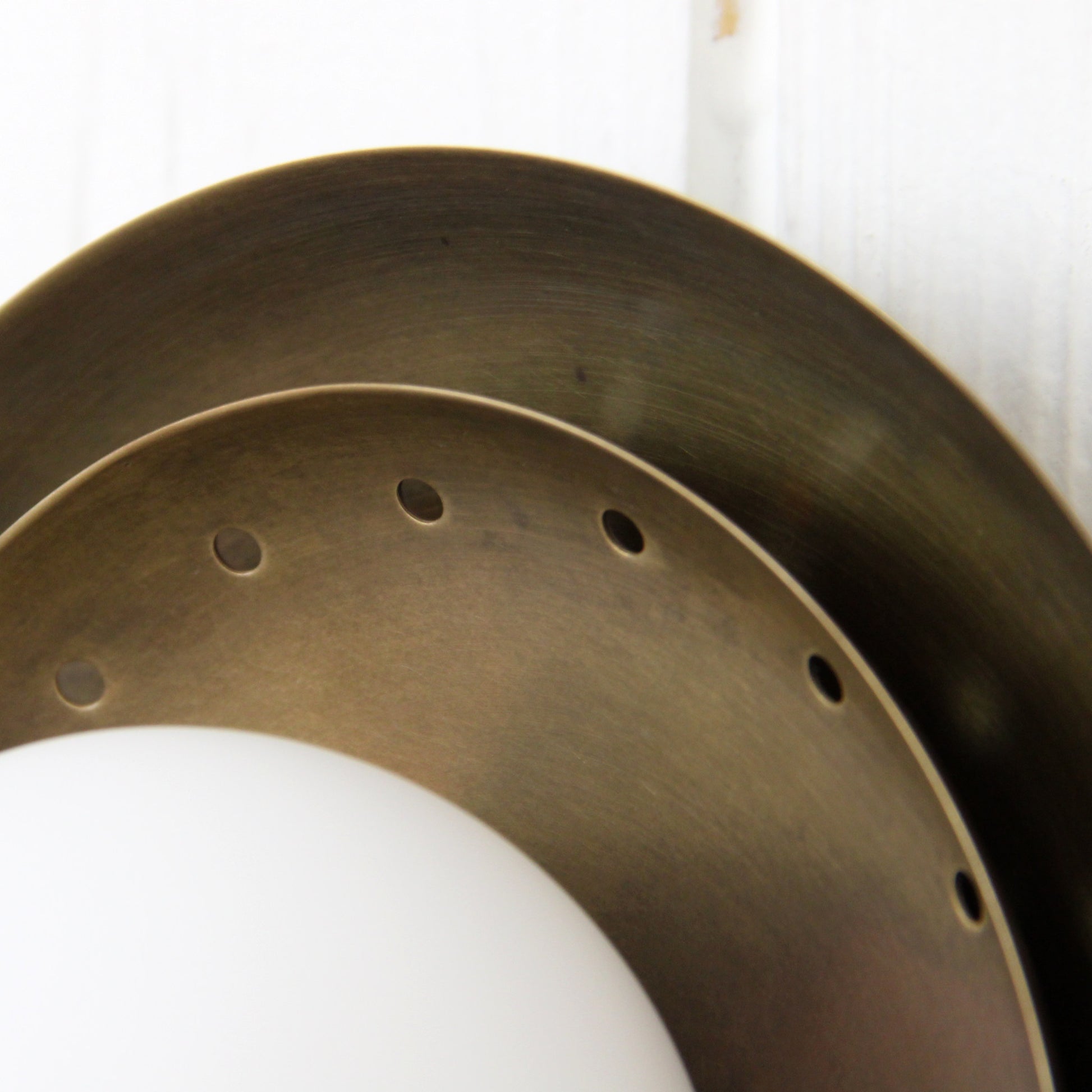 Ixion Flush Mount in Patina Brass
