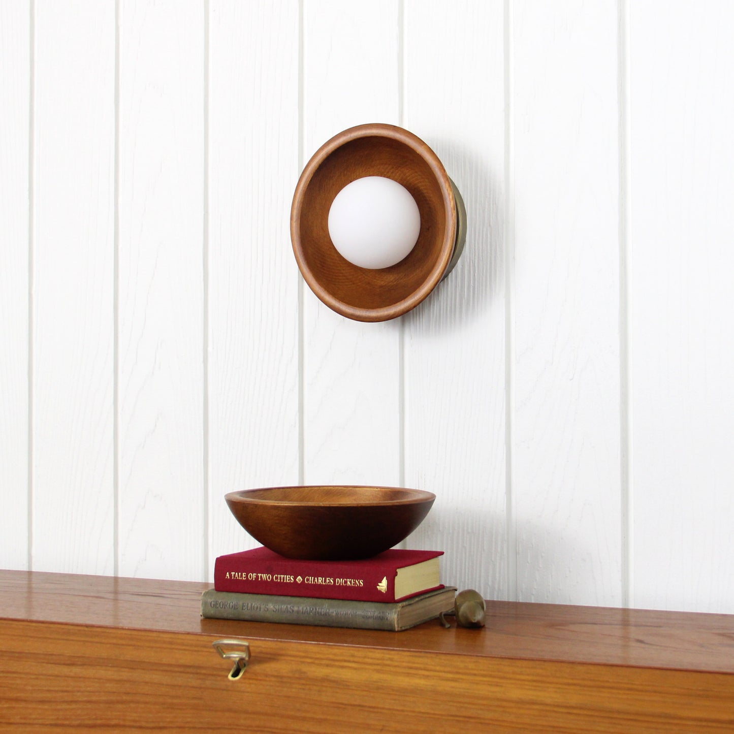 Kulho Flush Mount 100 in Aged Brass