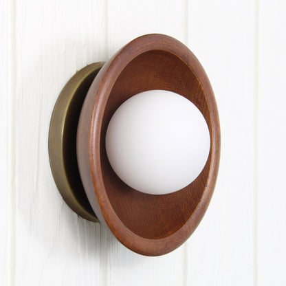 Kulho Flush Mount 100 in Aged Brass