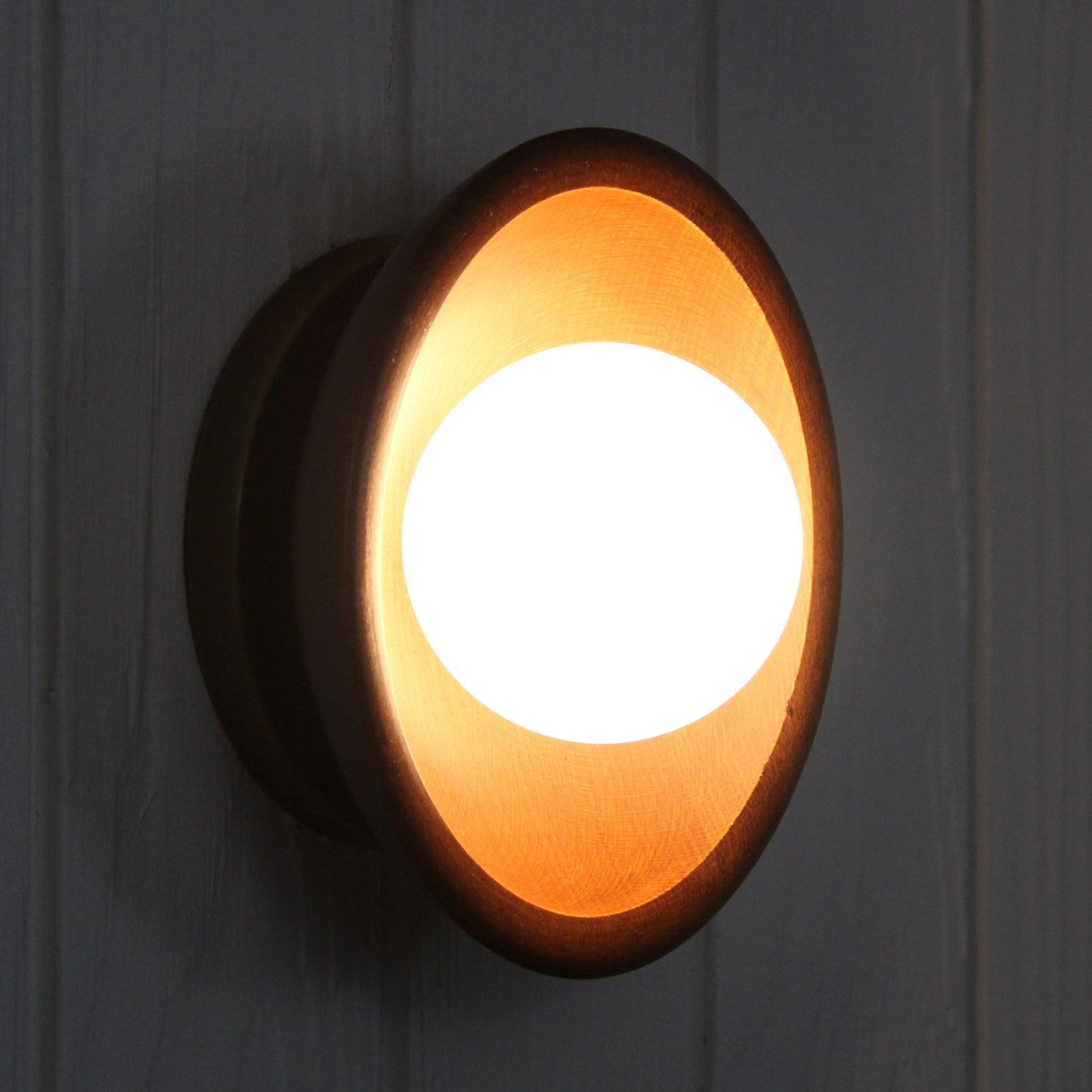 Kulho Flush Mount 100 in Aged Brass