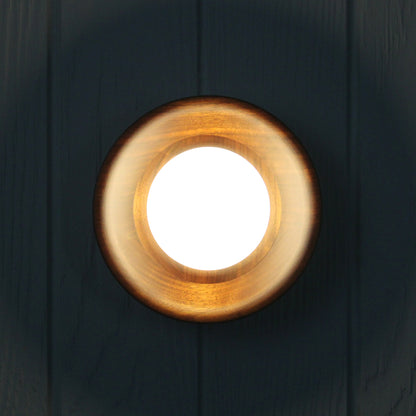 Kulho Flush Mount 101 in Aged Brass