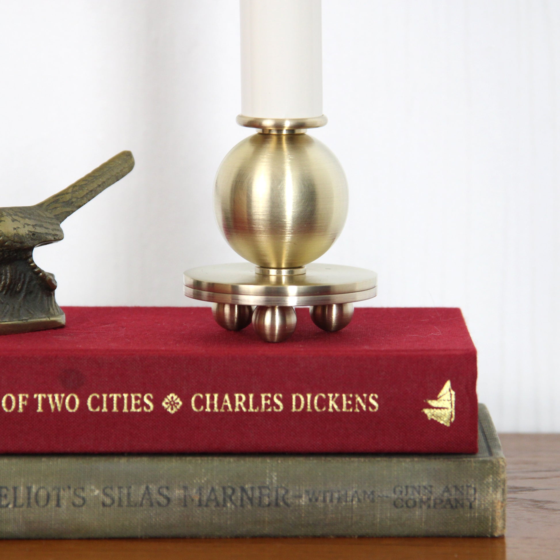 Minaret Mini Table Lamp in Classic Brass