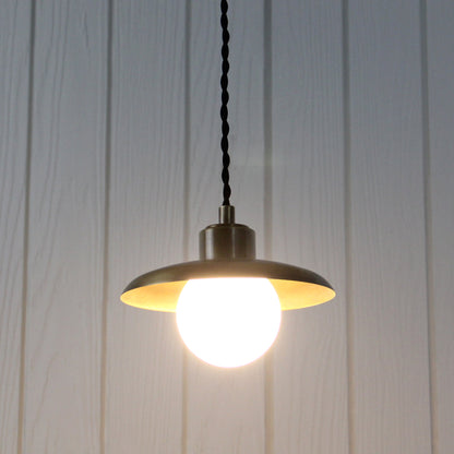 Muir Pendant - Cord in Patina Brass