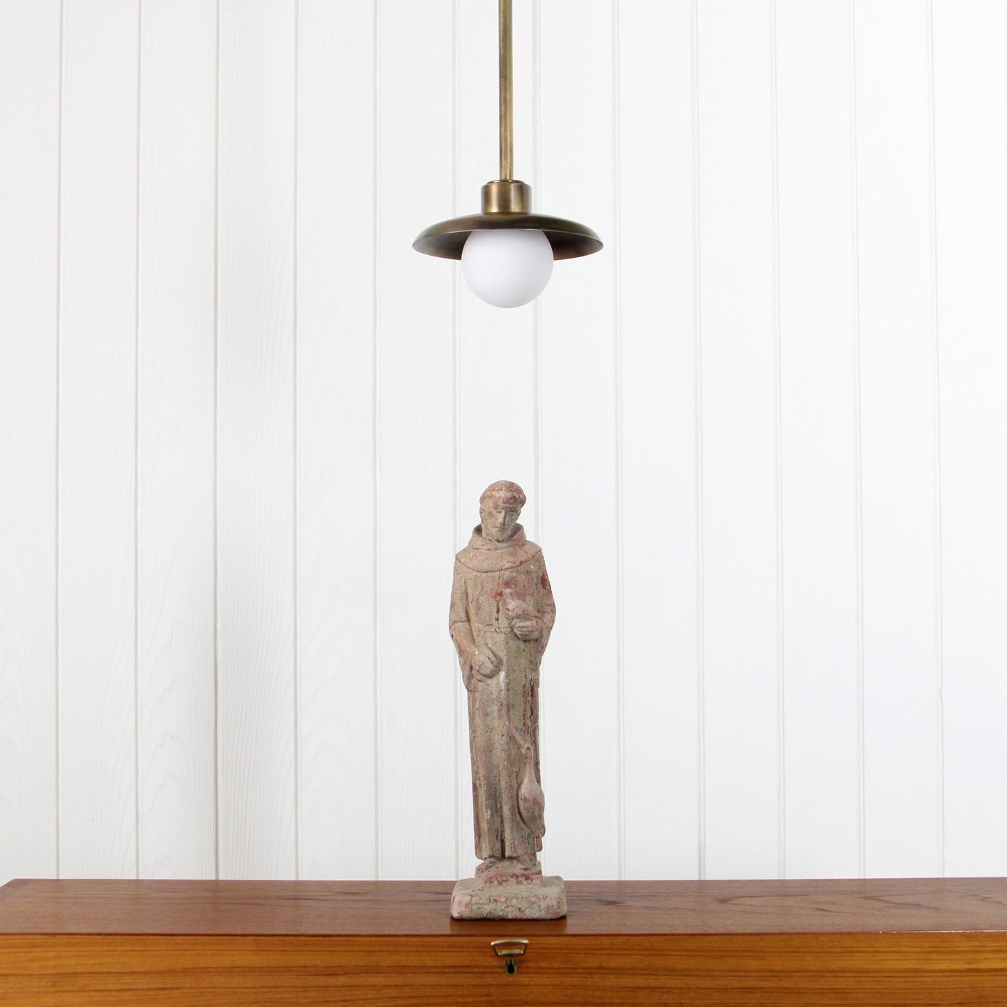 Muir Pendant - Rod in Patina Brass