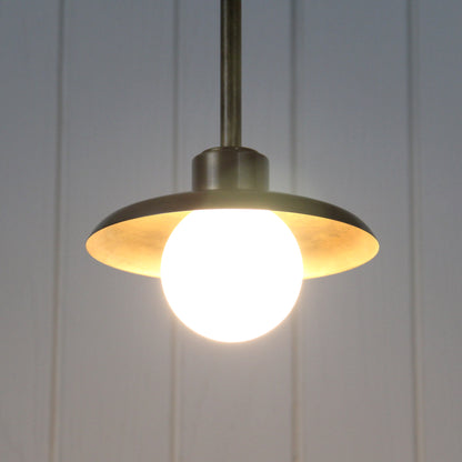 Muir Pendant - Rod in Patina Brass