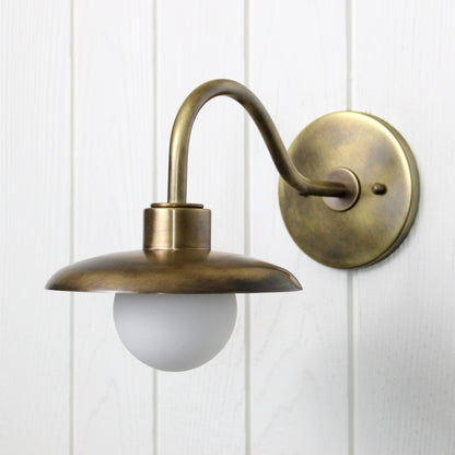 Muir Wall Sconce in Patina Brass