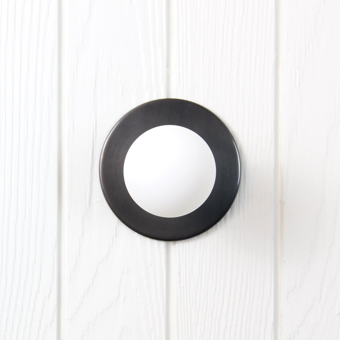 Proche Flush Mount in Blackened Brass
