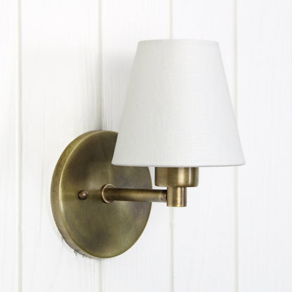Trek Notch Wall Sconce in Patina Brass