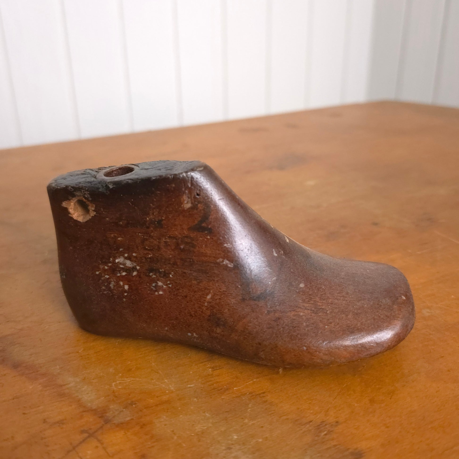 Antique Wooden Toddler Shoe Mold