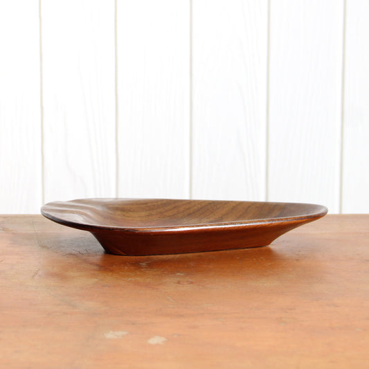 1960s biomorphic wooden ashtray