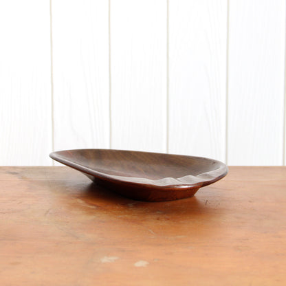 1960s biomorphic wooden ashtray