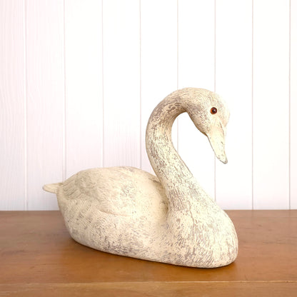 Carl Huff Resin Swan Decoy