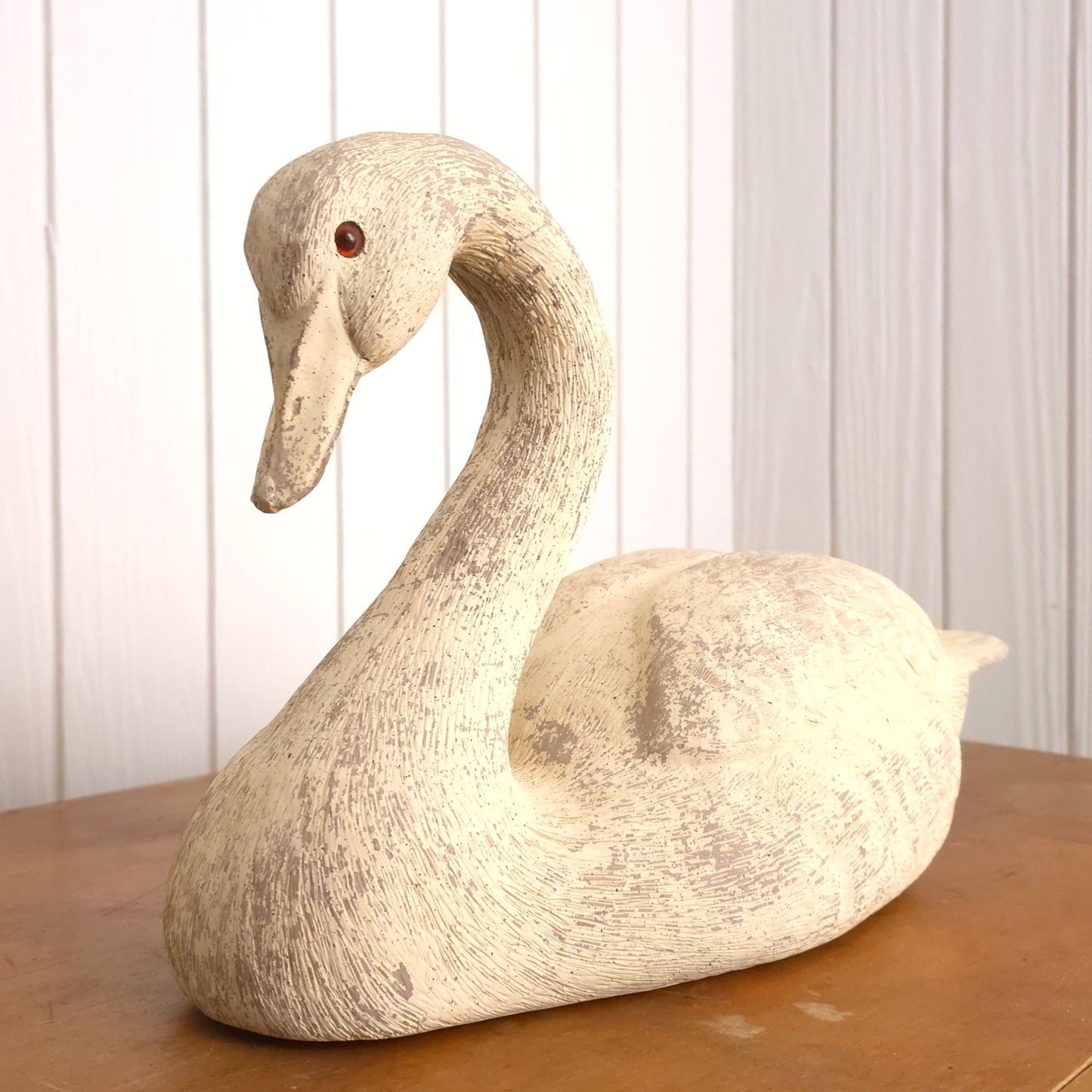 Carl Huff Resin Swan Decoy