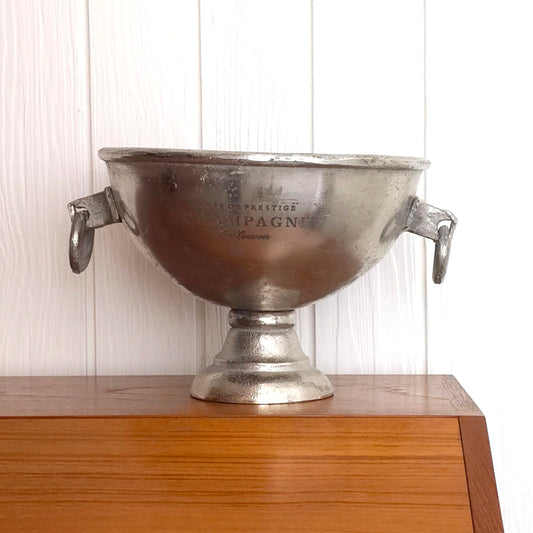 Cuvee de Prestige Champagne du Louvois Aluminum Ice Bucket
