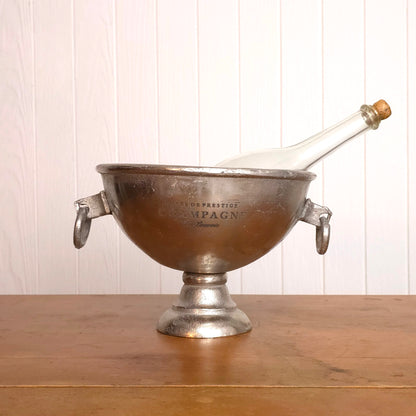 Cuvee de Prestige Champagne du Louvois Aluminum Ice Bucket
