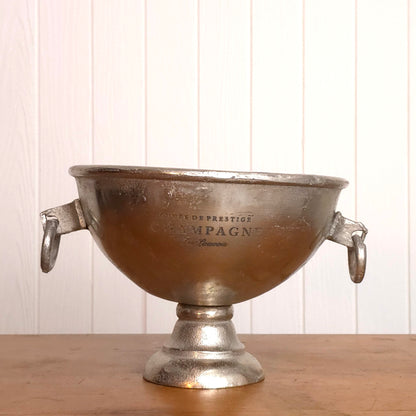 Cuvee de Prestige Champagne du Louvois Aluminum Ice Bucket