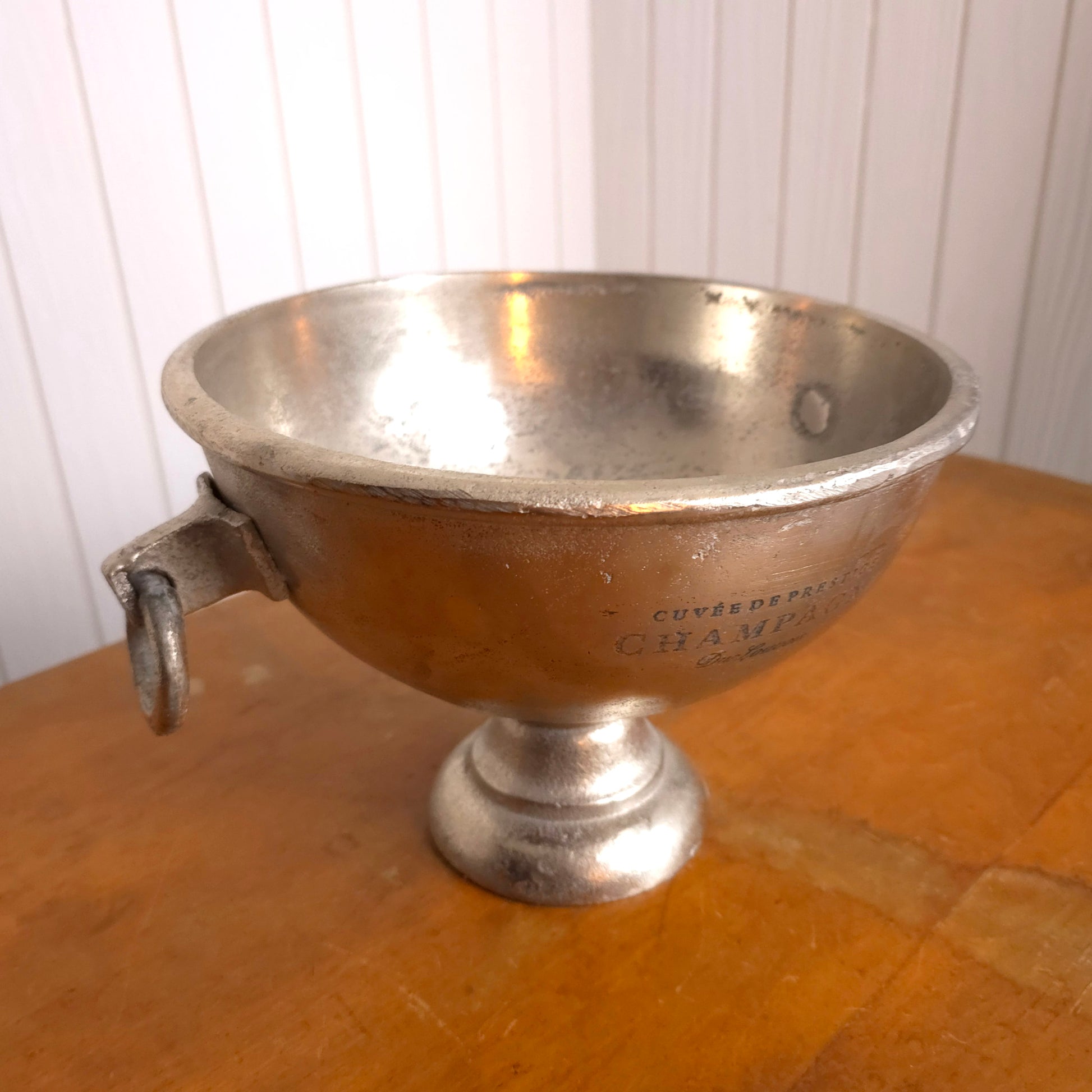 Cuvee de Prestige Champagne du Louvois Aluminum Ice Bucket