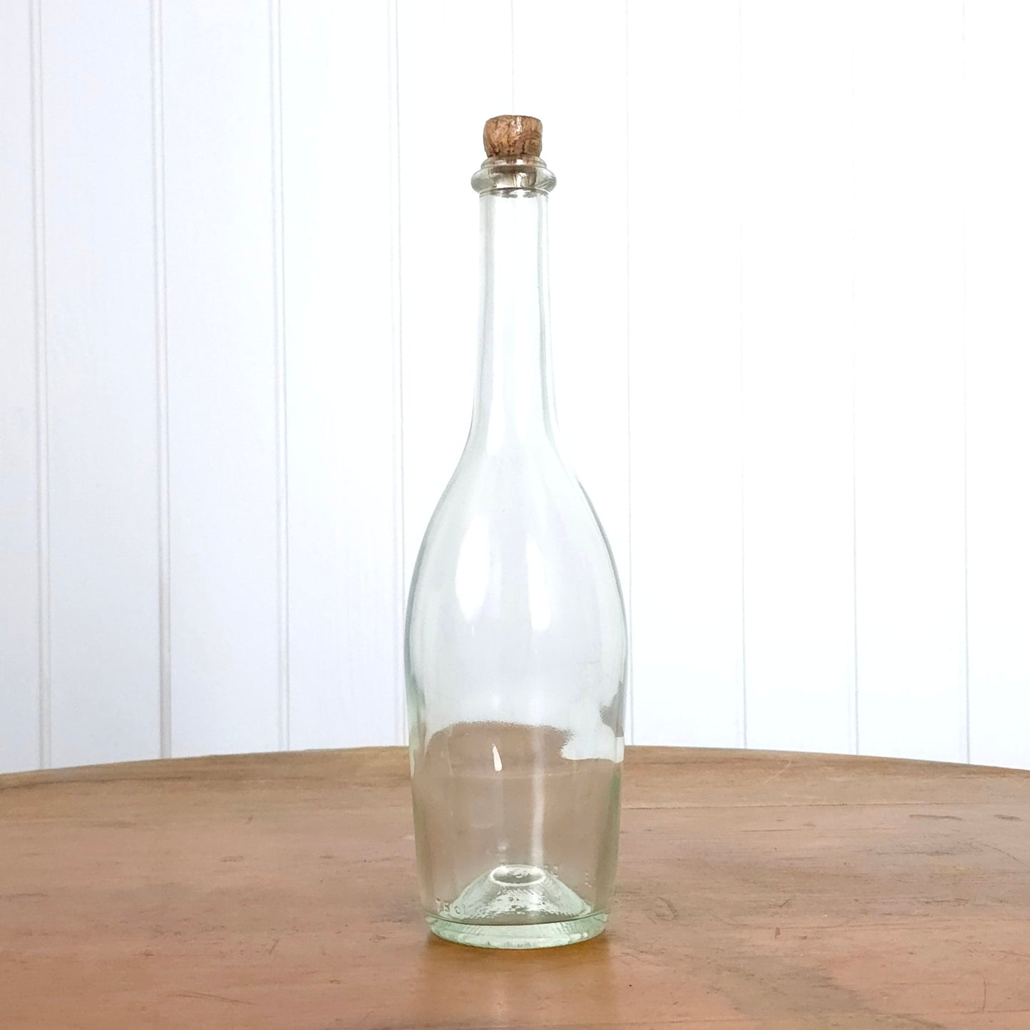 Vintage French Modele Depose Wine Bottle with Cork