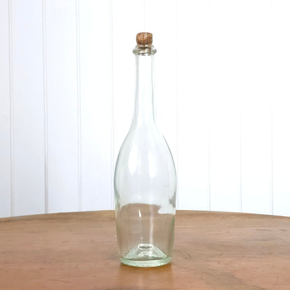 Vintage French Modele Depose Wine Bottle with Cork