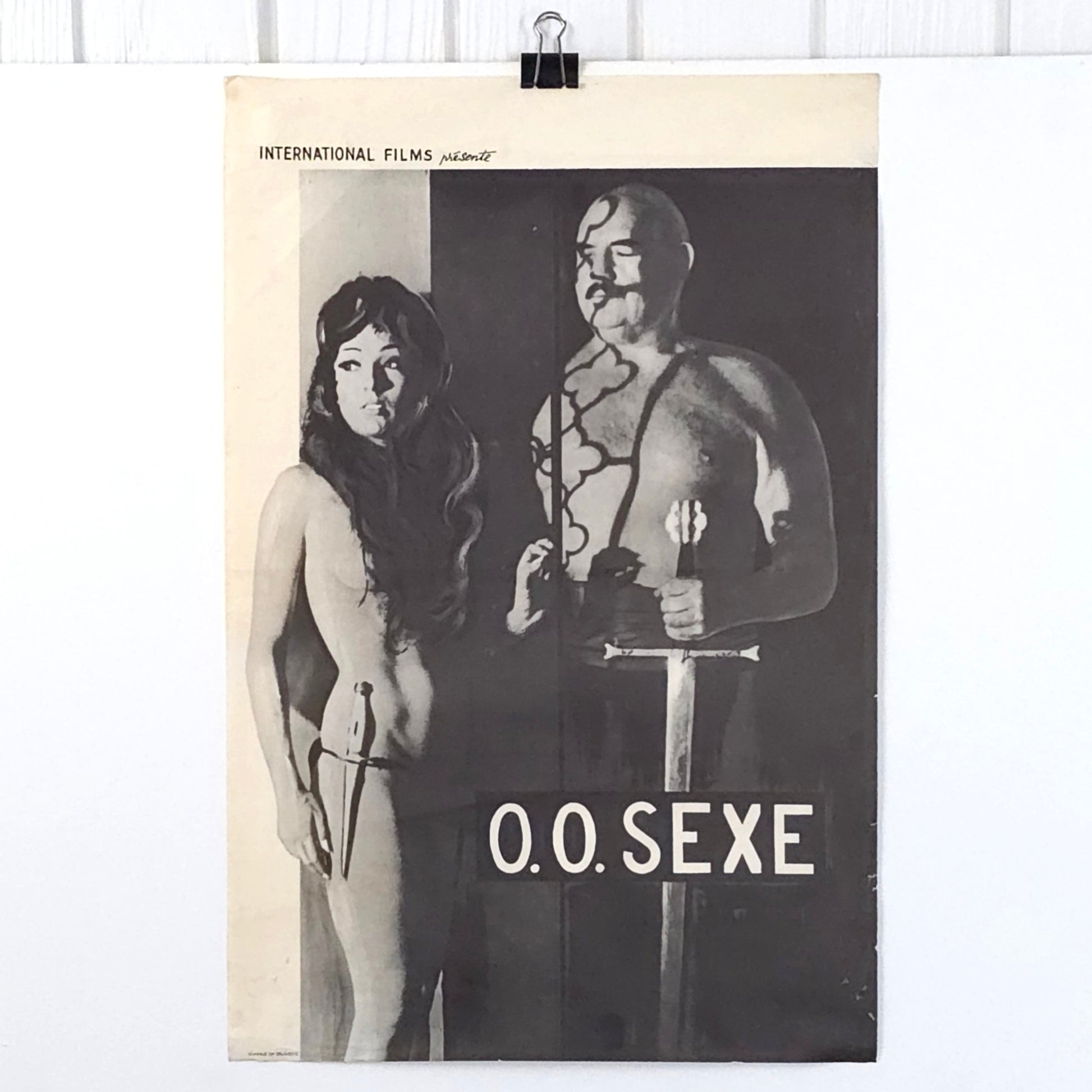 Vintage 1966 "Girl From S.I.N." Belgian Movie Poster