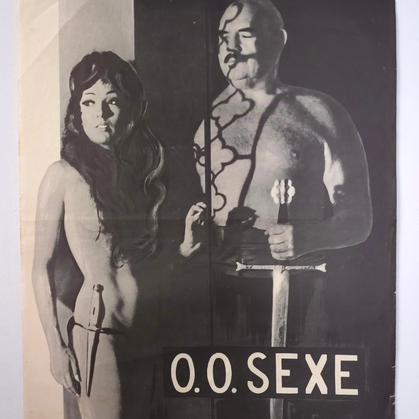 Detail of Vintage 1966 "Girl From S.I.N." Belgian Movie Poster