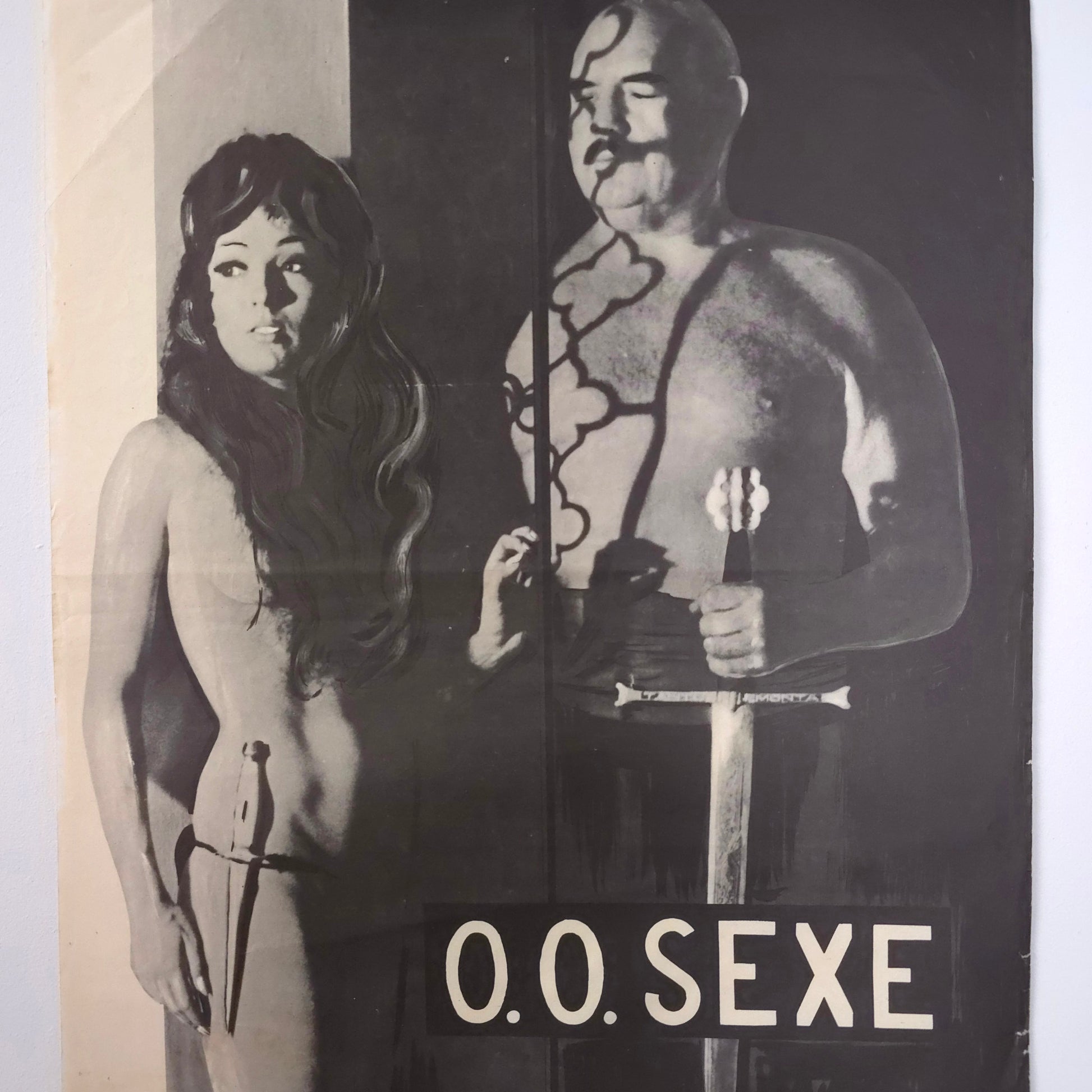 Detail of Vintage 1966 "Girl From S.I.N." Belgian Movie Poster