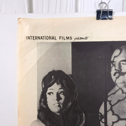 Detail of Vintage 1966 "Girl From S.I.N." Belgian Movie Poster