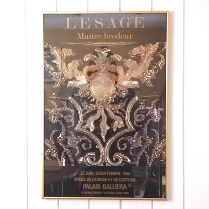 Lesage Embroidery 1988 Exhibition Poster