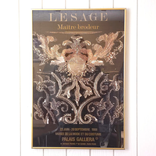 Lesage Embroidery 1988 Exhibition Poster