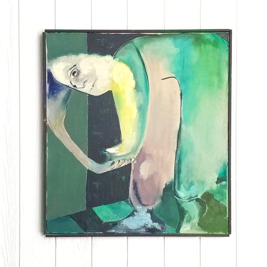 Abstract figure painting by Petersen
