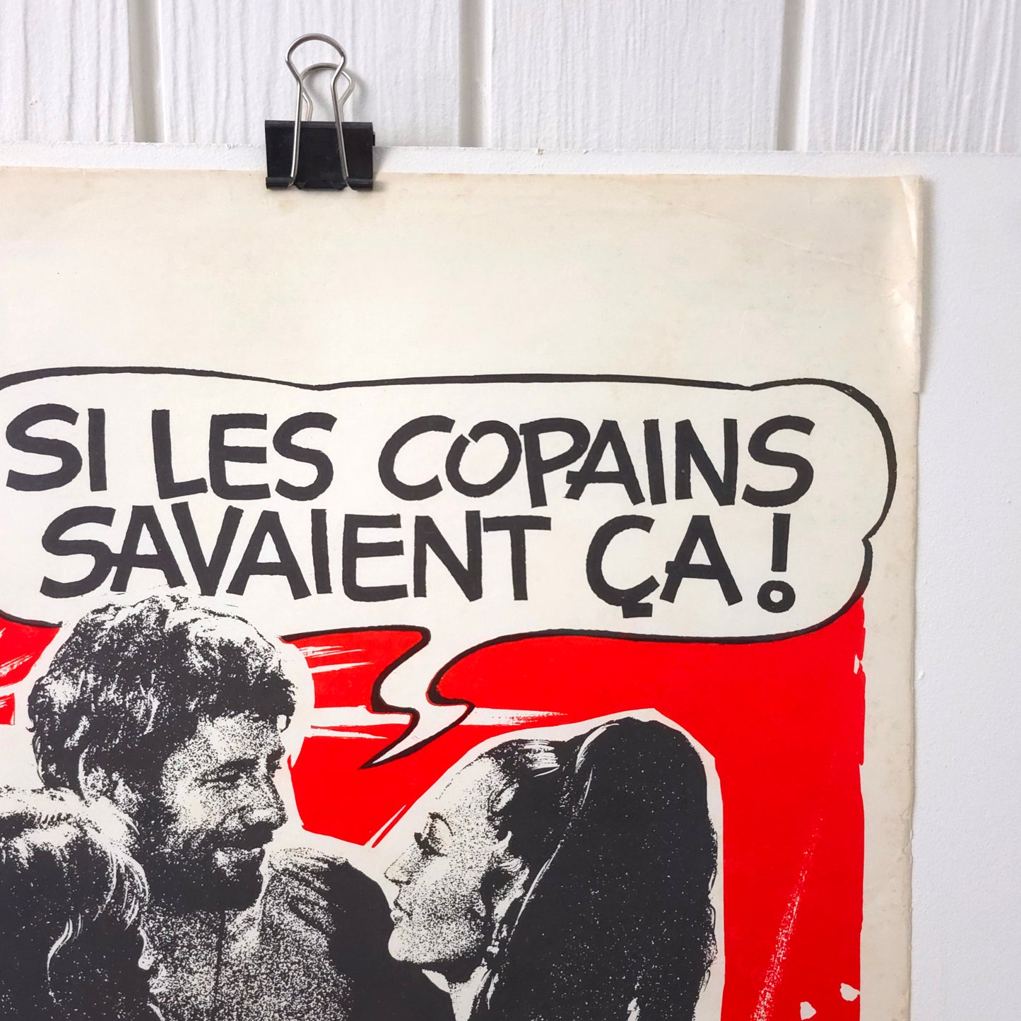 Detail of Vintage 1970 "The Boys Will Never Believe It" Movie Poster