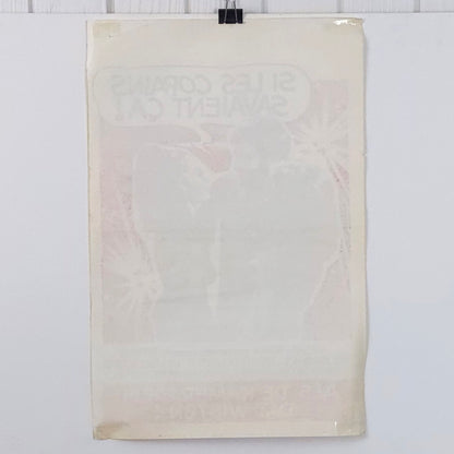 Backside of Vintage 1970 "The Boys Will Never Believe It" Movie Poster